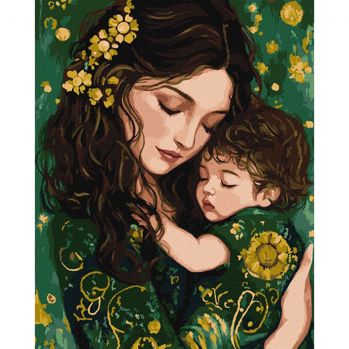 Картина по номерах з фарбами металік "Тендітні обійми" 40х50см  фото 1