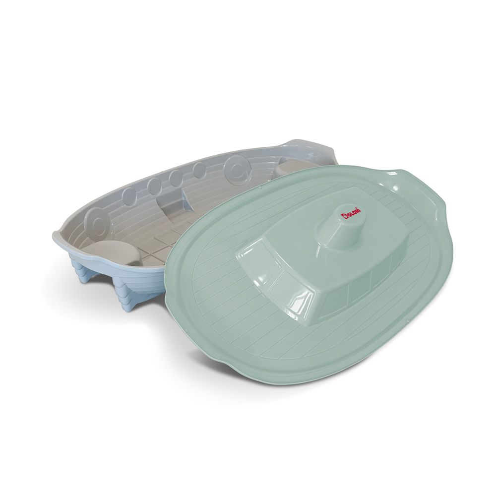 Песочница "Корабль" мятный/светло-серый  фото 1