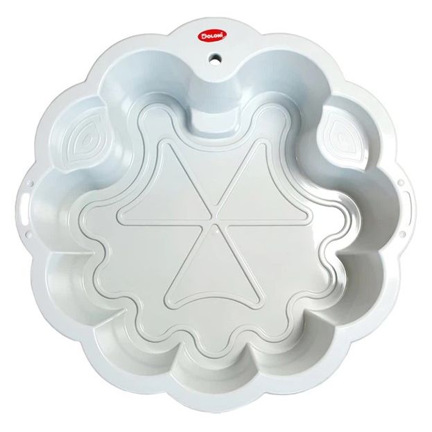 Детская песочница-бассейн "Цветок", серый, 81х81х20 см  фото 1