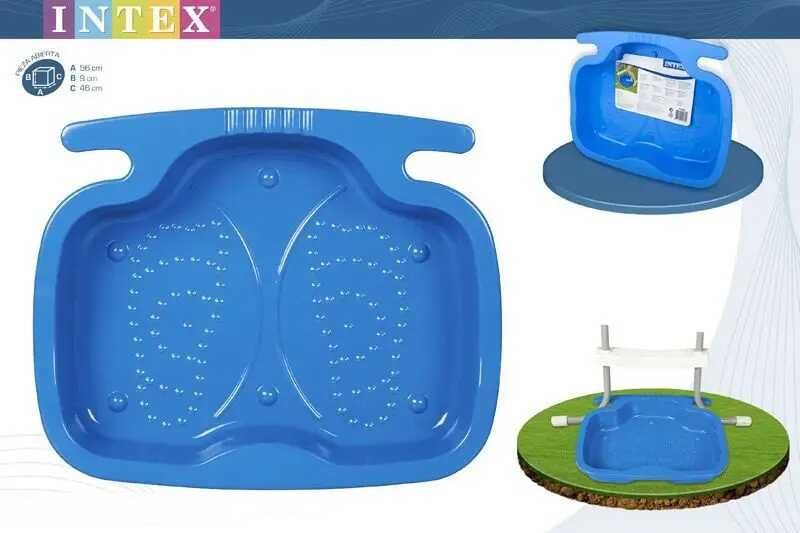 Intex Ванночка для ніг, розміри: 9х56х46см, у коробці  фото 1
