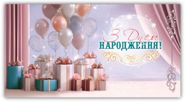 Конверт вітальний (10 шт)  фото 1