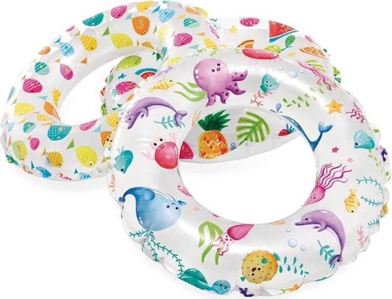 Intex Коло, Строкатий (36) 3 види, діаметром 61см, від 3 років  фото 1