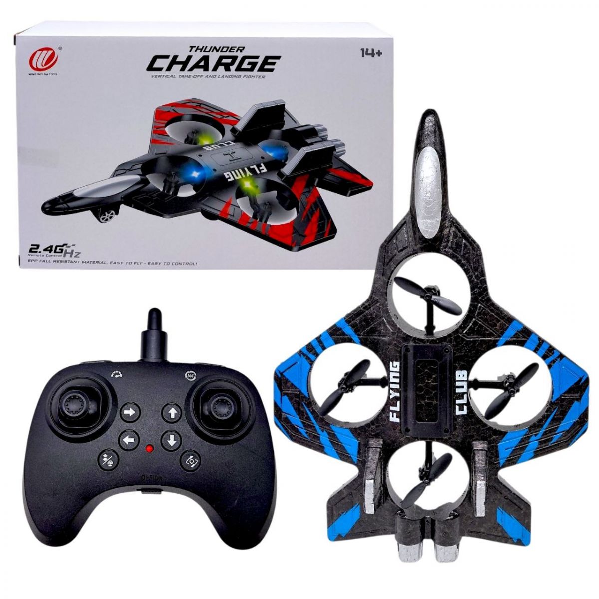 Дрон на радіокеруванні 2. 4GHz (СИНІЙ)  фото 1