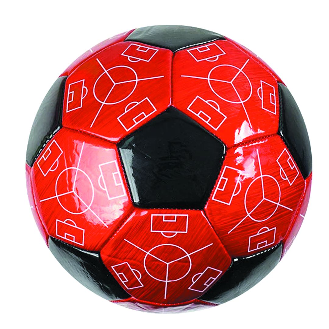 Мяч футбольный размер №5, материал мягкого EVA (КРАСНЫЙ)  фото 1