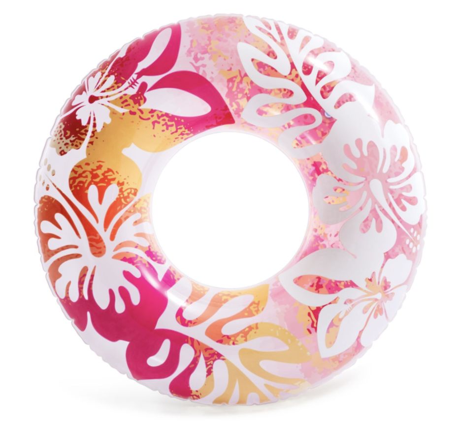 Детский надувной круг (РОЗОВЫЙ) от 9 лет  фото 1