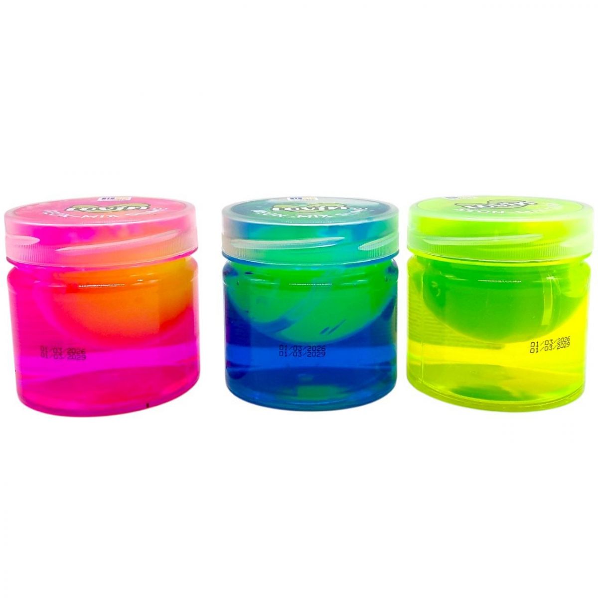 Іграшка-антистрес (слайм) NeonMix, 120+50 мл (мікс видів)  фото 1