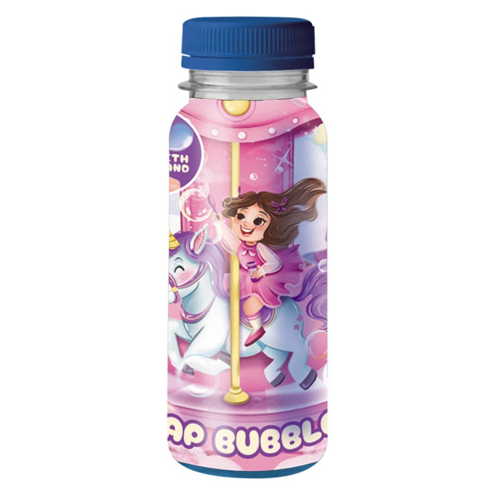 Бульбашки мильні «Карусель Принцеси».  Обʼєм 150 мл  фото 1