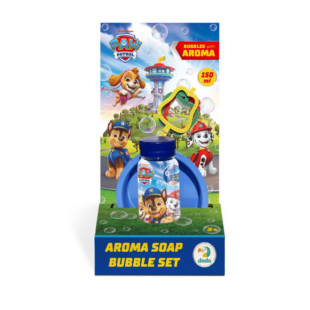 Набір ароматичних мильних бульбашок «Paw Patrol».  Об’єм 150 мл  фото 1
