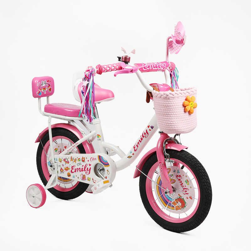 Велосипед 14 дюймів 2-х колісний Corso Emily  фото 1