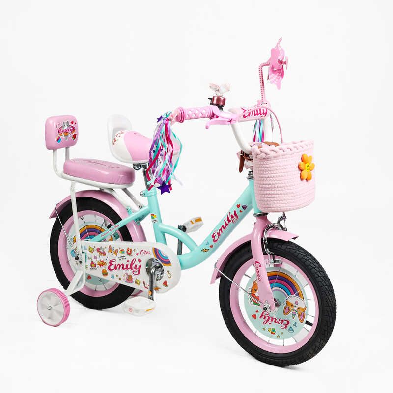 Велосипед 14 дюймів 2-х колісний Corso Emily  фото 1