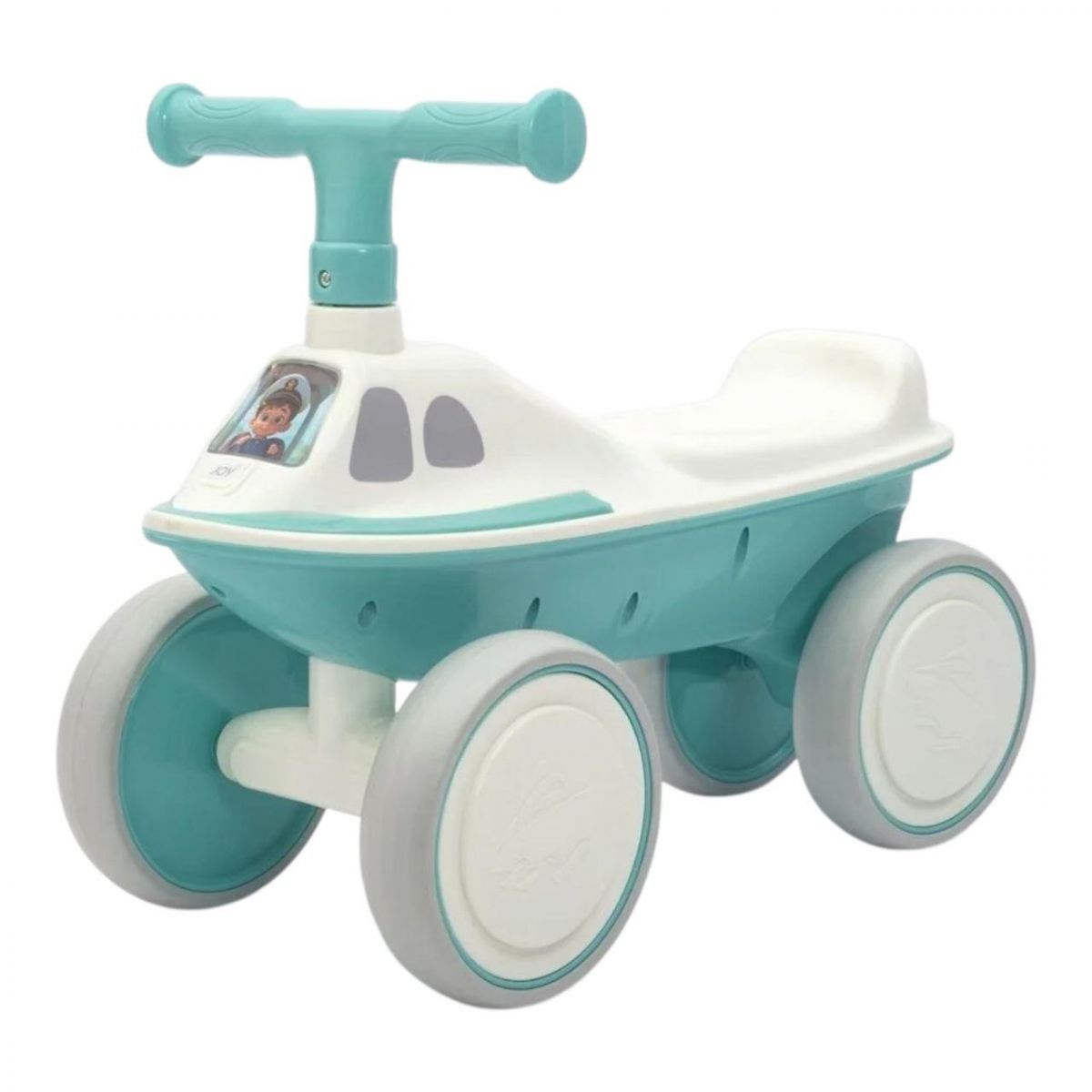 Велобіг JOY 4-х колісний (колеса PU, рама пластик, озвучування та підсвічування)  фото 1