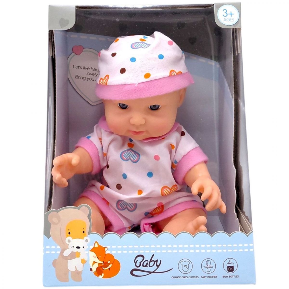 Іграшка пупс "Pretty Baby", (БІЛИЙ)  фото 1