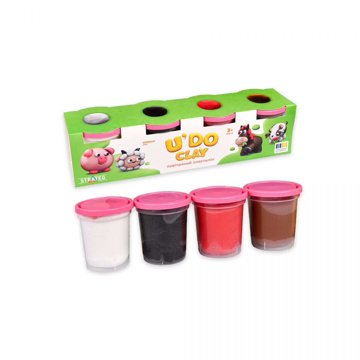 Набір для ліплення "ЮДО клей" 4 баночки  фото 1