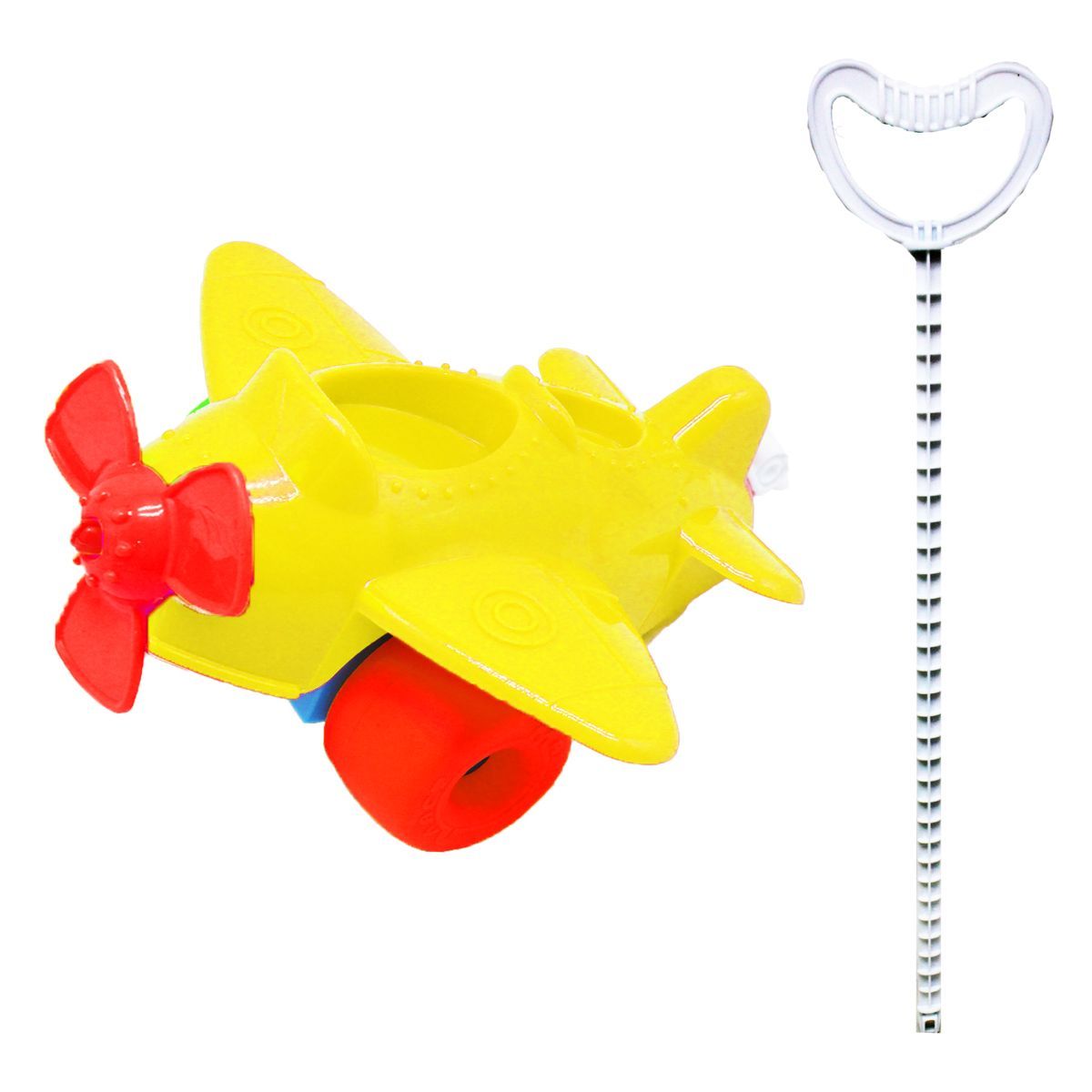 Каталка-конструктор "Mega Літачок" (ЖОВТИЙ)  фото 1