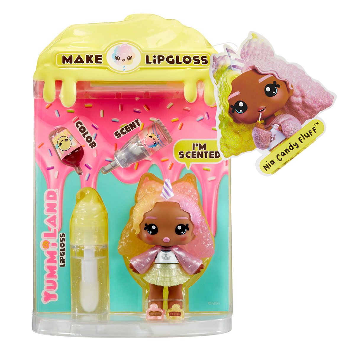 Ігровий набір з лялькою та блиском для губ YUMMILAND (ЯММІЛЕНД) S2 – НІЯ КЕНДІ ФЛАФФ  фото 1