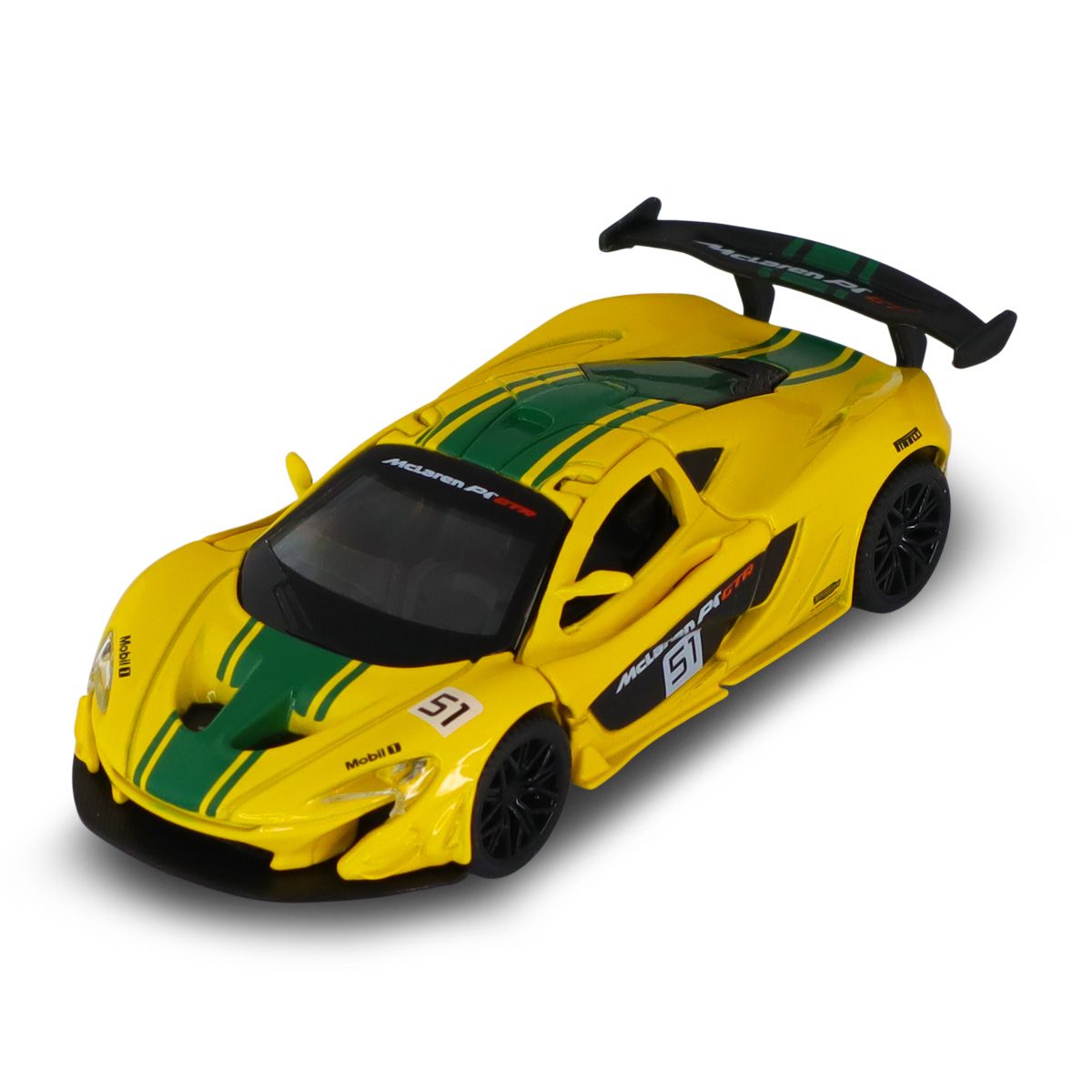 Автомодель – MCLAREN P1 (желтый, 1:43)  фото 1