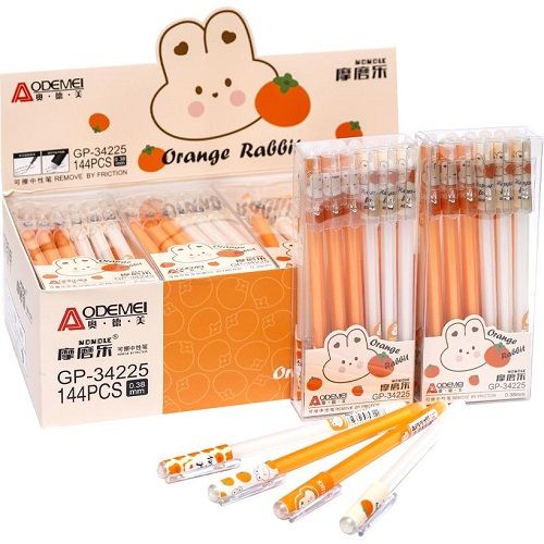 Ручка гелевая "Orange rabbit" "пиши-стирай" 0,38 мм, синяя (12 шт)  фото 1