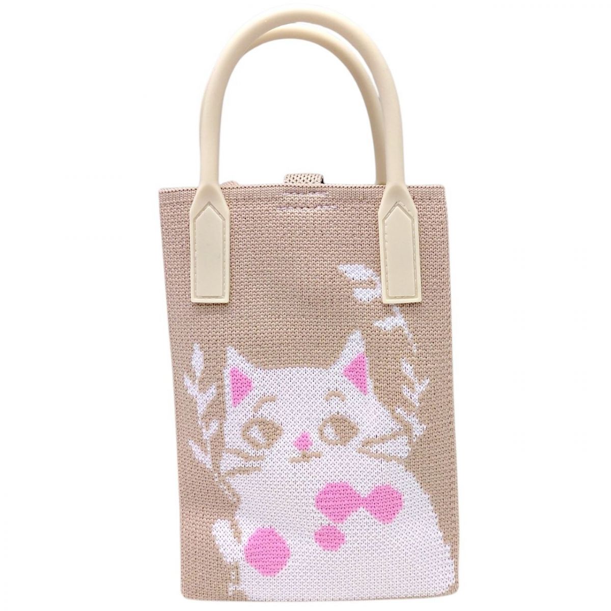 Дитяча сумочка "Кошеня" 18х12см (БЕЖЕВА)  фото 1