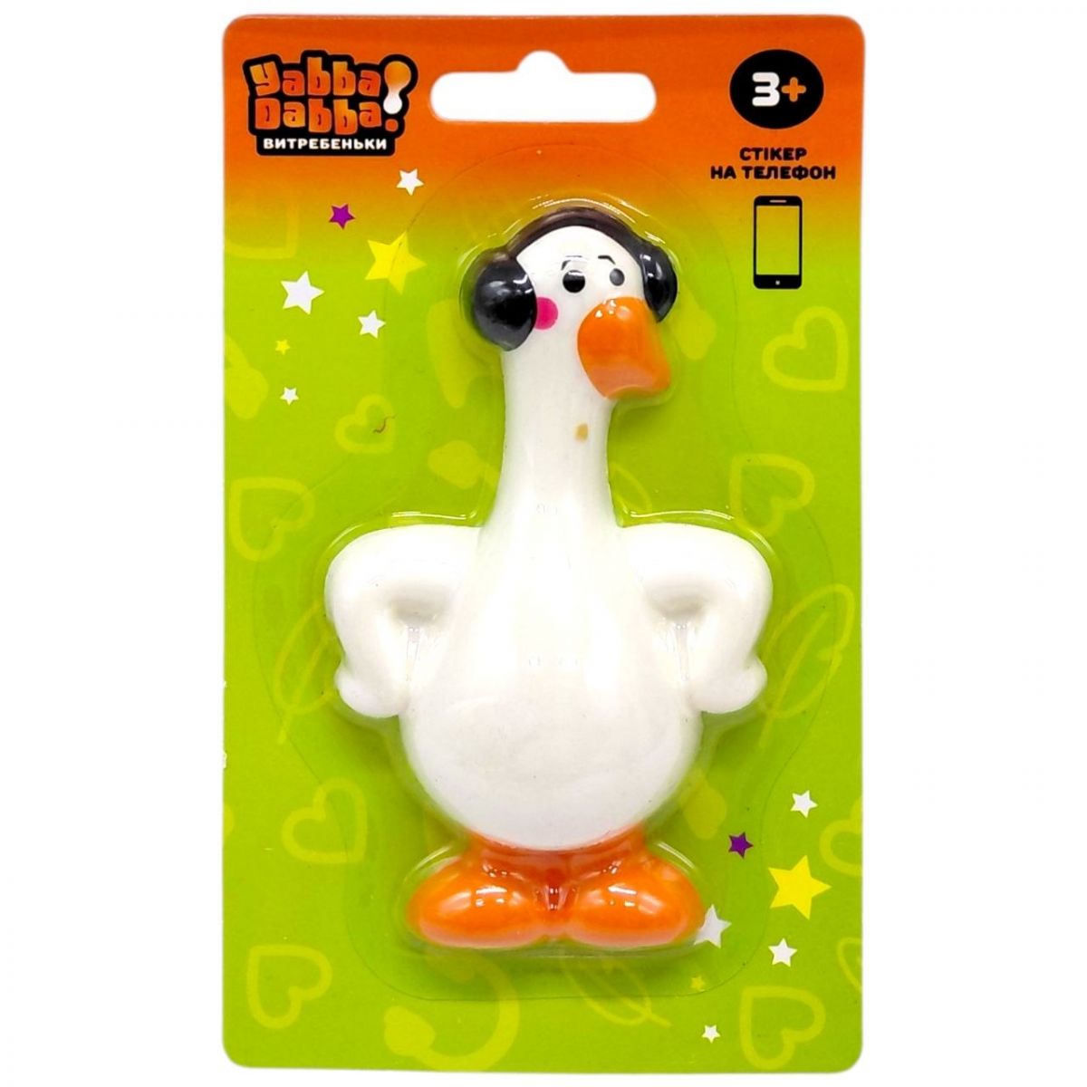 Антистрес сквіш-стікер YabbaDabba "Качка" (ВИД 1)  фото 1