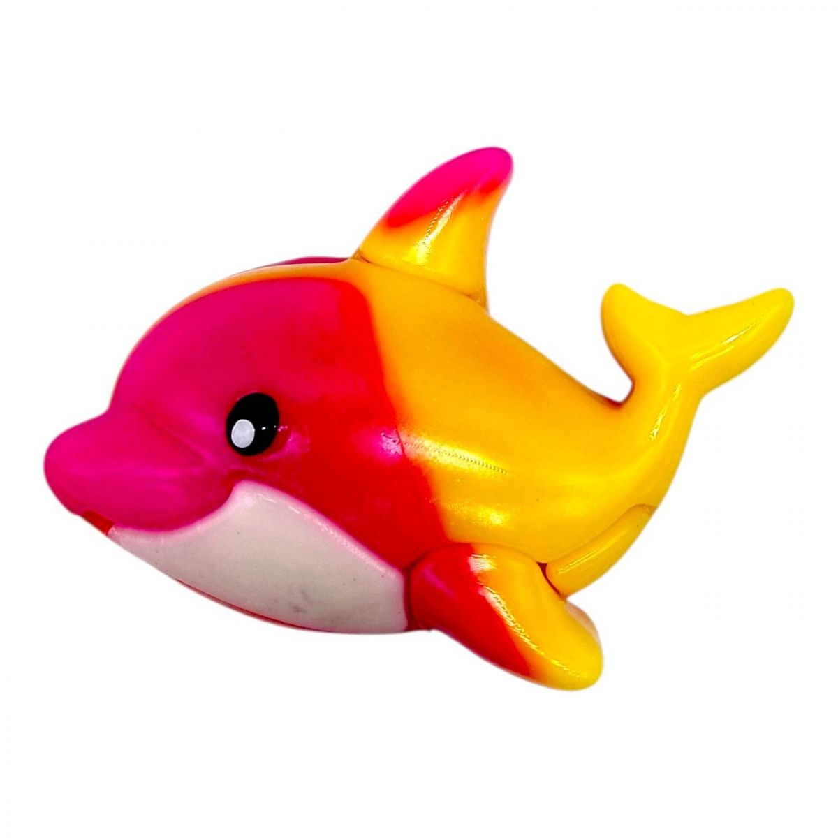 Антистрес таба сквіш "Дельфін" (РОЖЕВО-ЖОВТИЙ)  фото 1