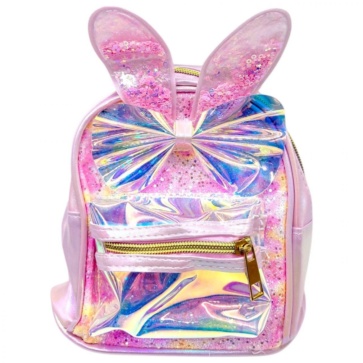 Рюкзак дитячий "Зайчик" (РОЖЕВИЙ)  фото 1