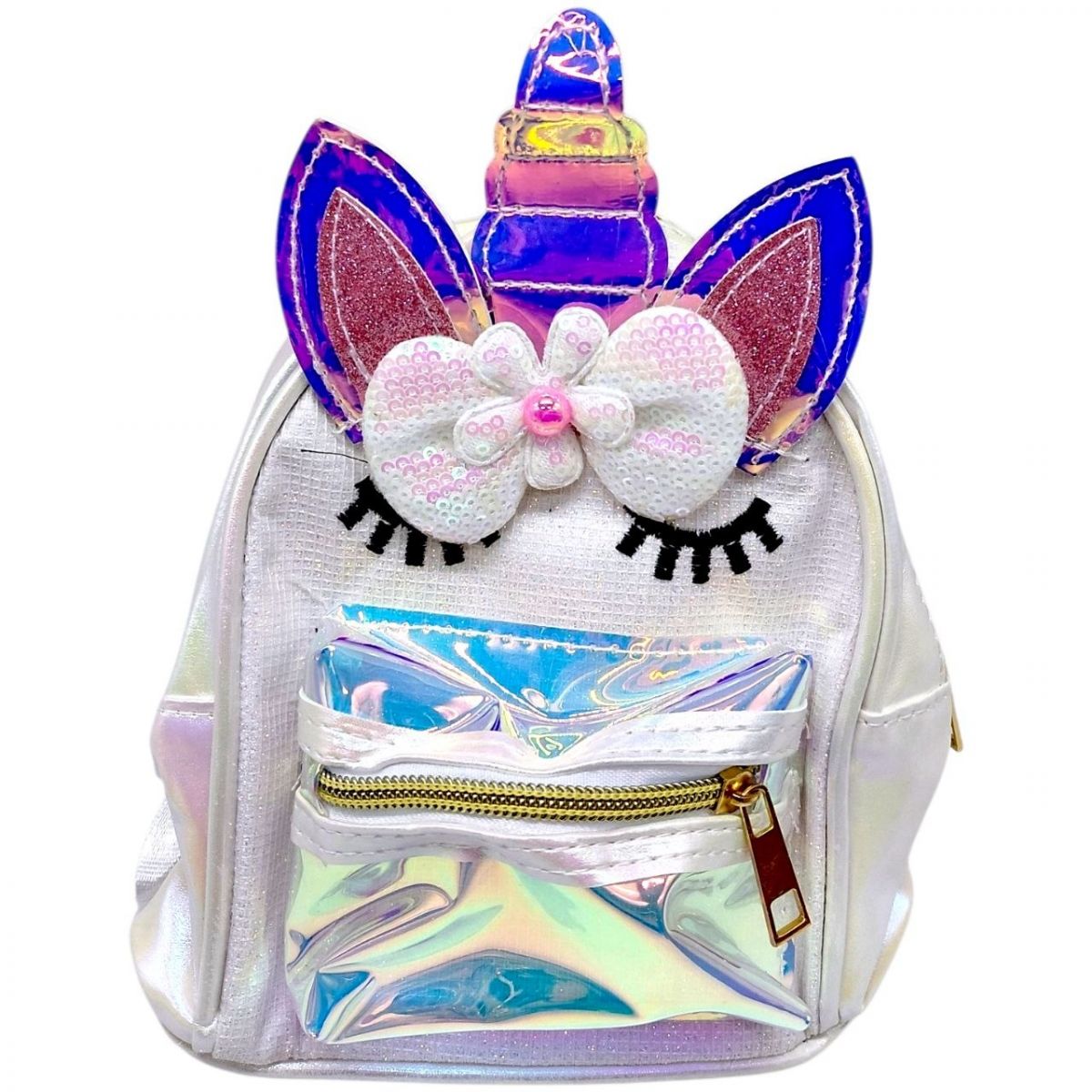 Рюкзак дитячий "Єдиноріг" (БІЛИЙ)  фото 1