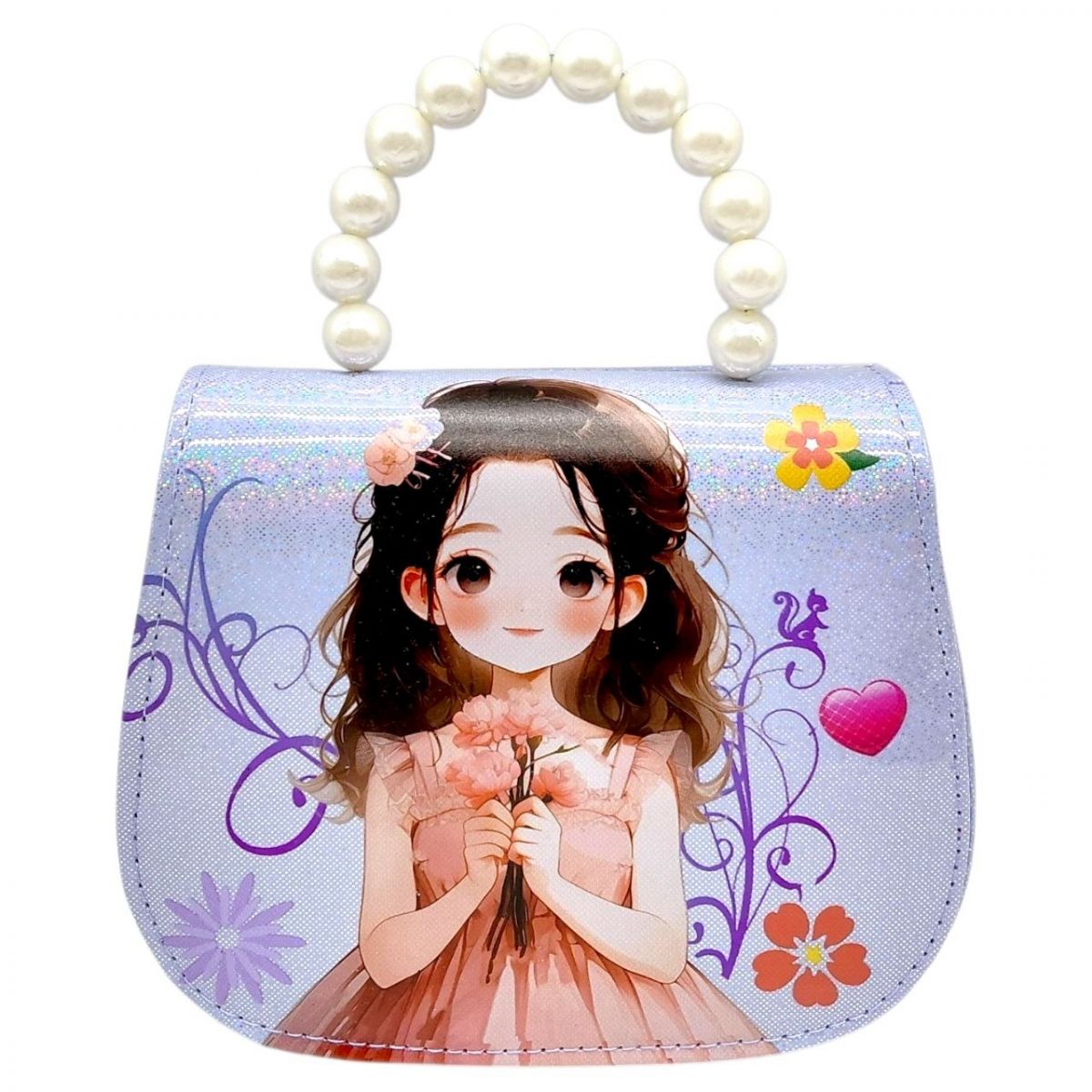 Детская сумочка "Девочка" (васильковый)  фото 1