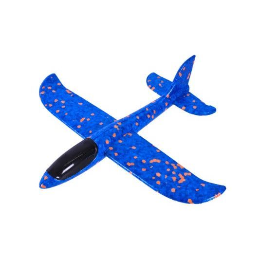 Самолет-пенолет, в пакете 34/10/3 см (СИНИЙ)  фото 1