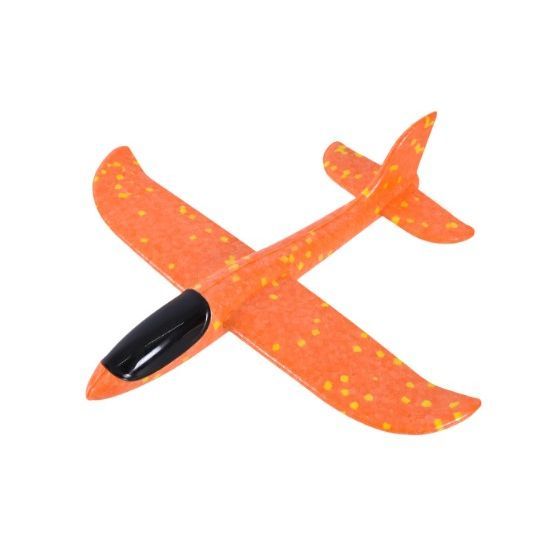 Самолет-пенолет, в пакете 34/10/3 см (ОРАНЖЕВЫЙ)  фото 1