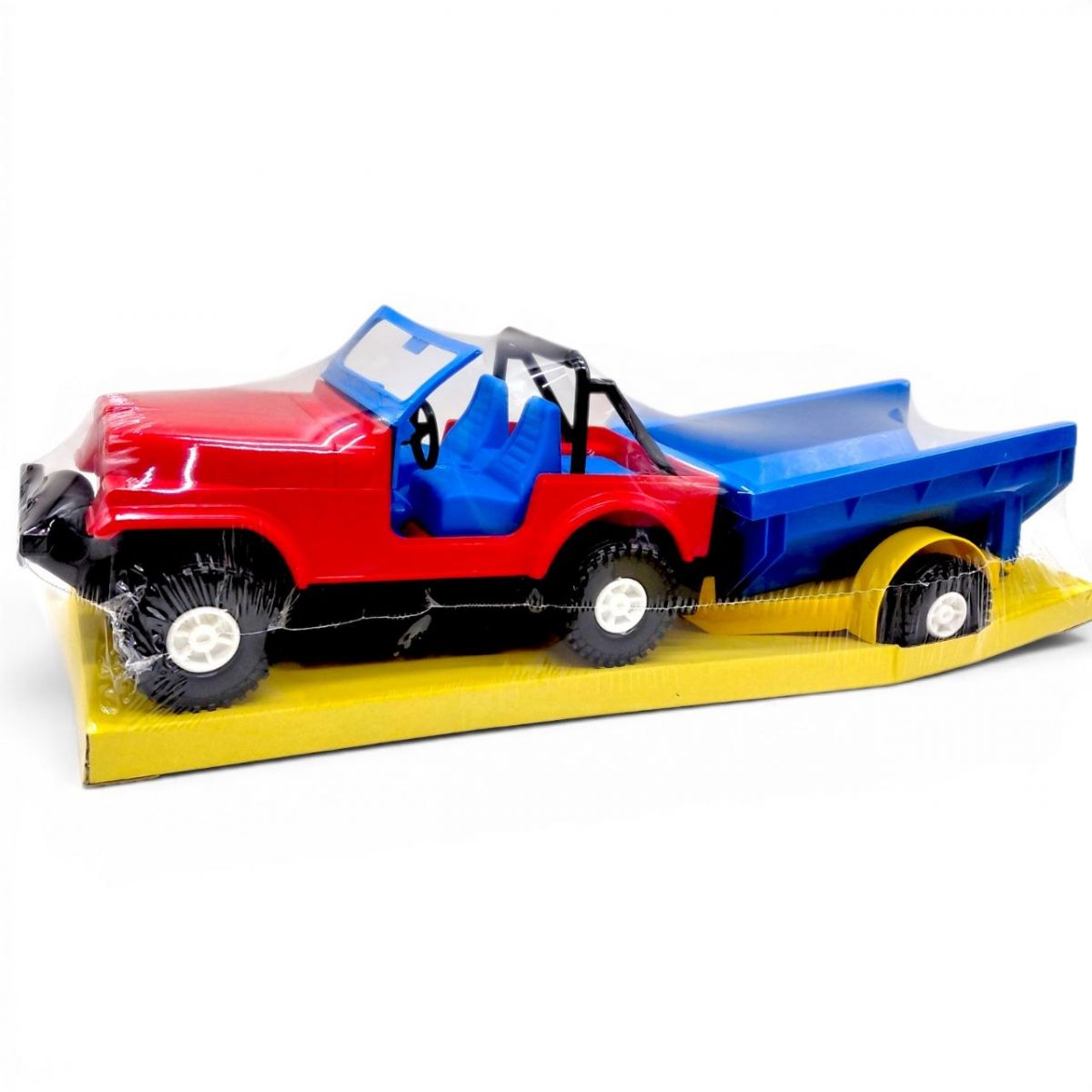 Машина "Wrangler" з причепом (червоний з синім причіпом)  фото 1