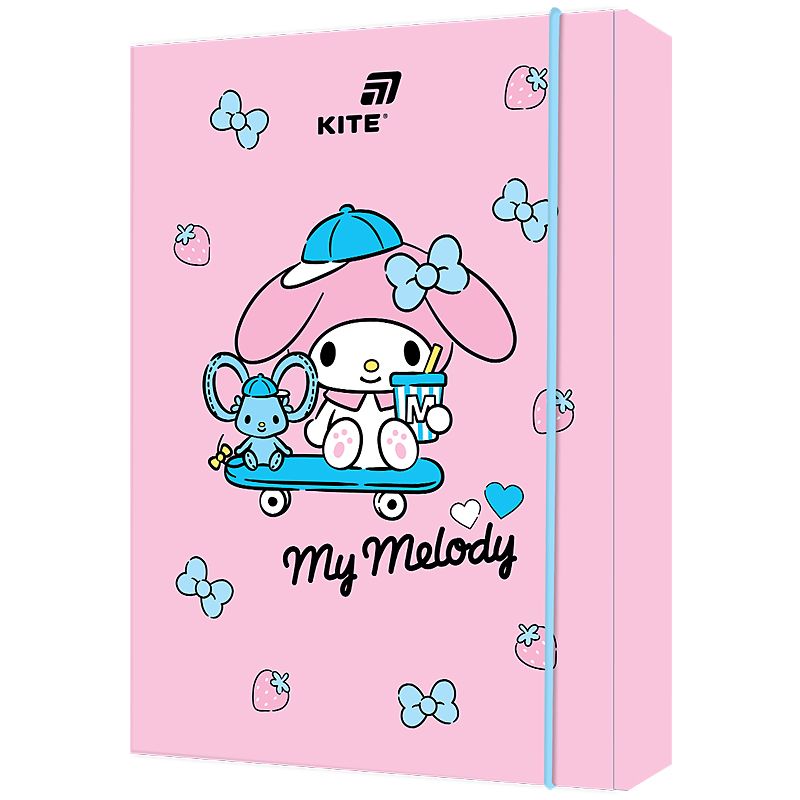 Папка для зошитів В5 на гумці картон, HK-2  фото 1