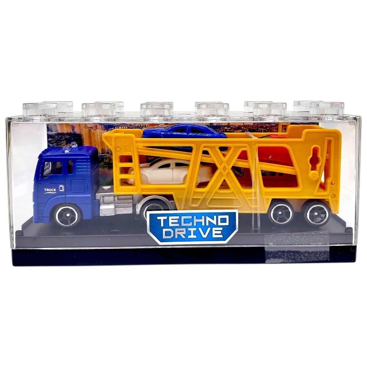 Модель – Іграшковий АВТОПЕРЕВІЗНИК, (СИНІЙ)  фото 1