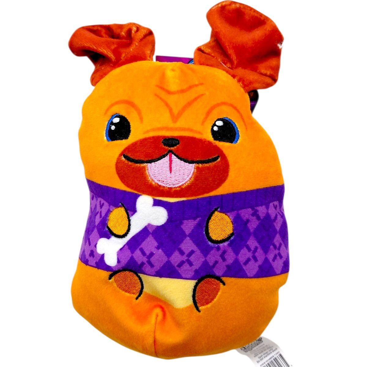 М’яка іграшка Dogs vs Squirls серії Chonk – ПЕСИК ПОМАРАНЧЕВИЙ  фото 1