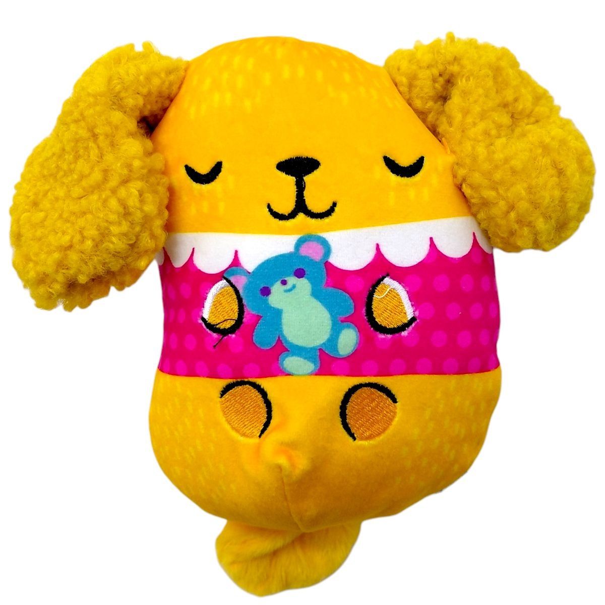 М’яка іграшка Dogs vs Squirls серії Chonk – ПЕСИК ЖОВТИЙ  фото 1