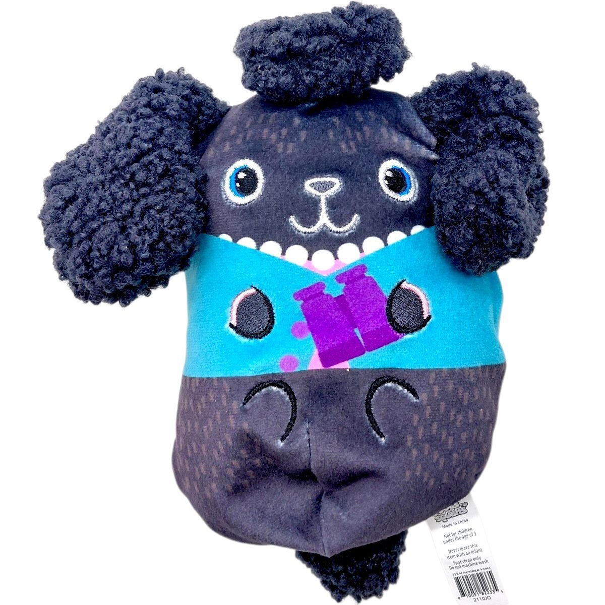 М’яка іграшка Dogs vs Squirls серії Chonk – ПЕСИК ЧОРНИЙ  фото 1