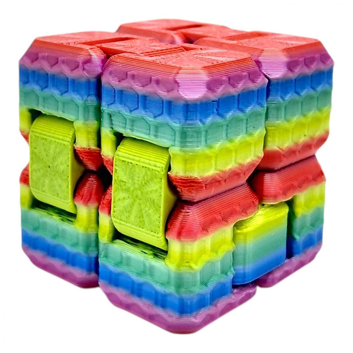 Антистрес "Куб нескінченності" (хамелеон) 3d друк  фото 1