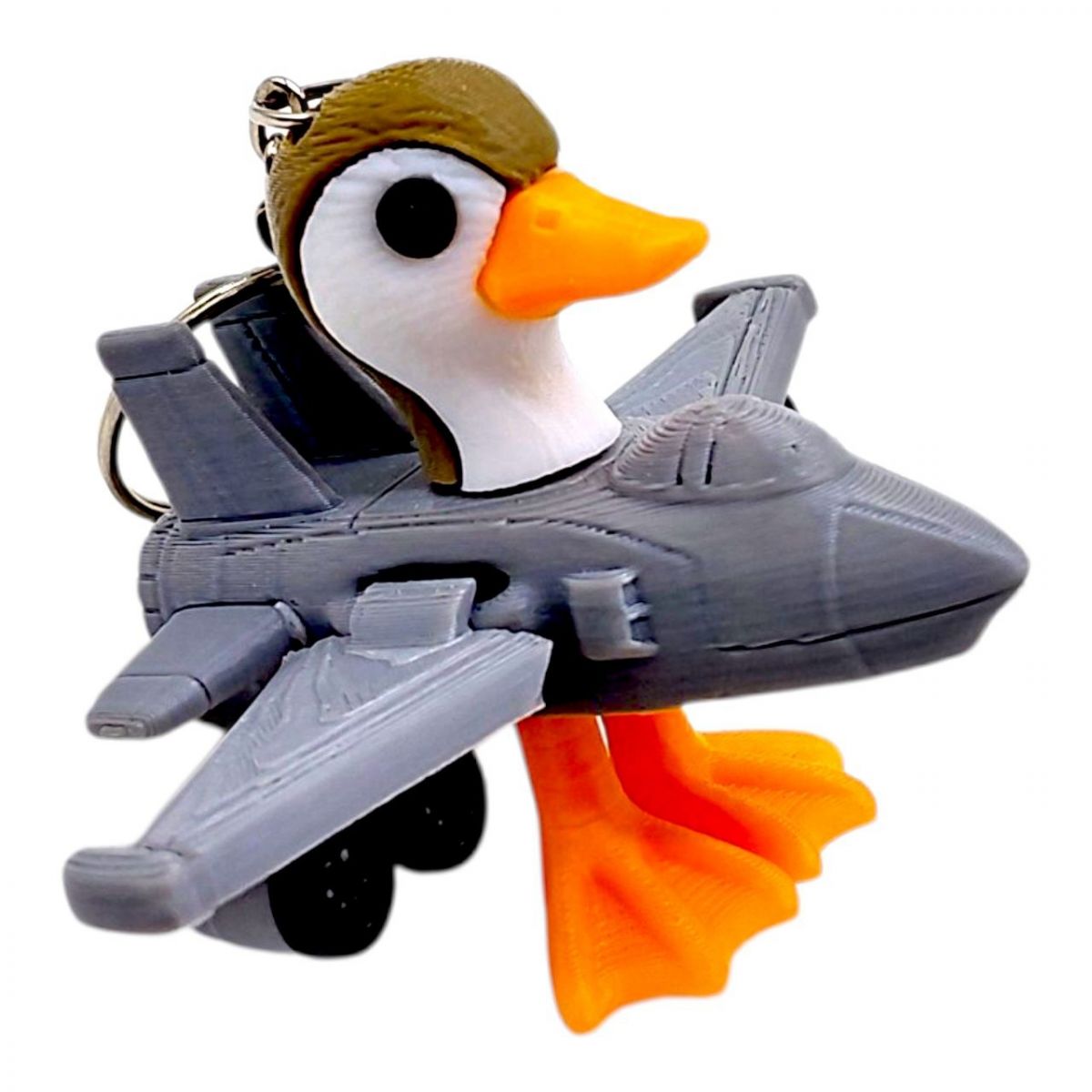 Брелок (3d печать) "БРЕЙНРОТ.  ГУСИНИ БОМБИНИ" МЭМ, 6 см  фото 1