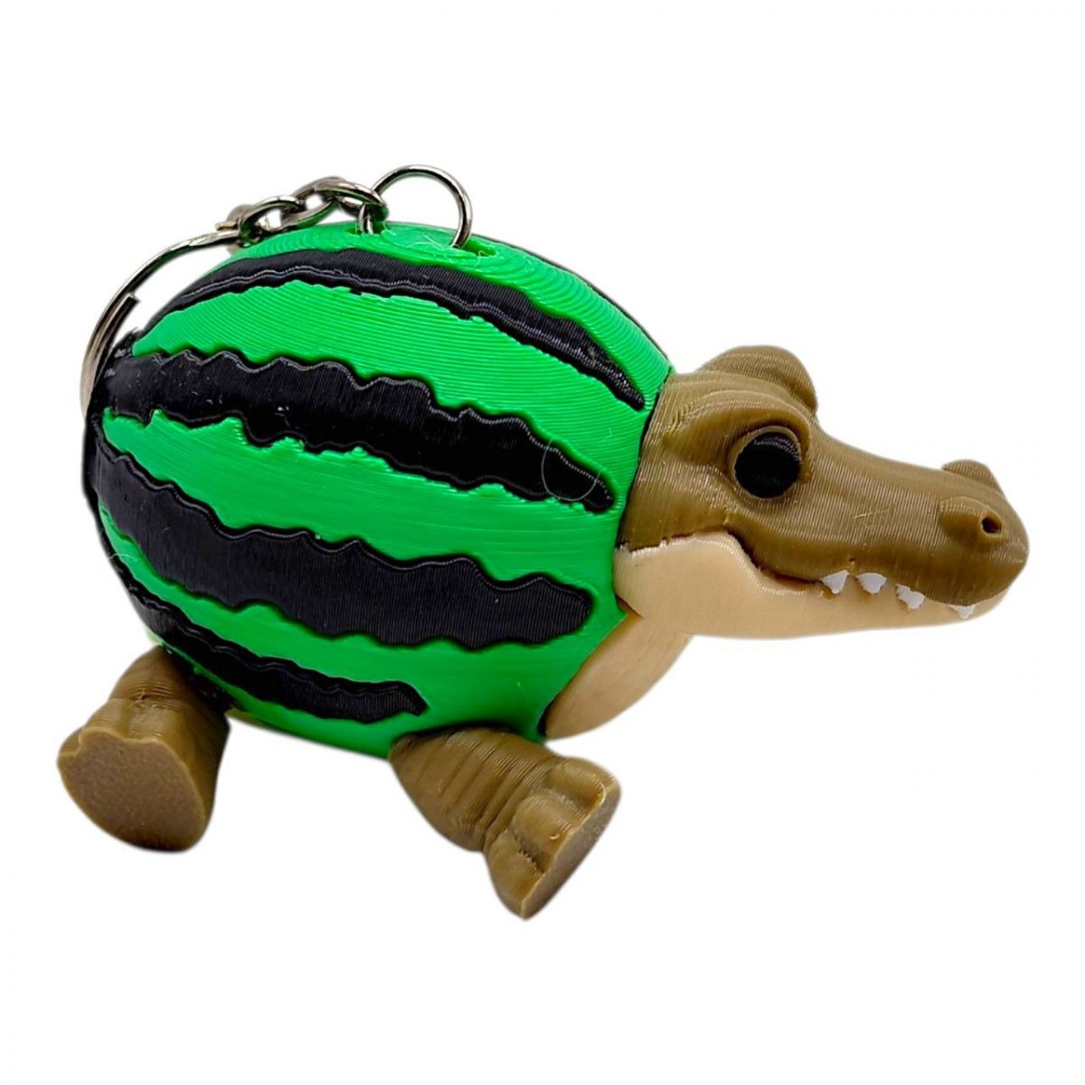 Брелок (3d печать) "БРЕЙНРОТ.  ГЛОРБО ФРУТТОДРИЛЬ", 7 см  фото 1