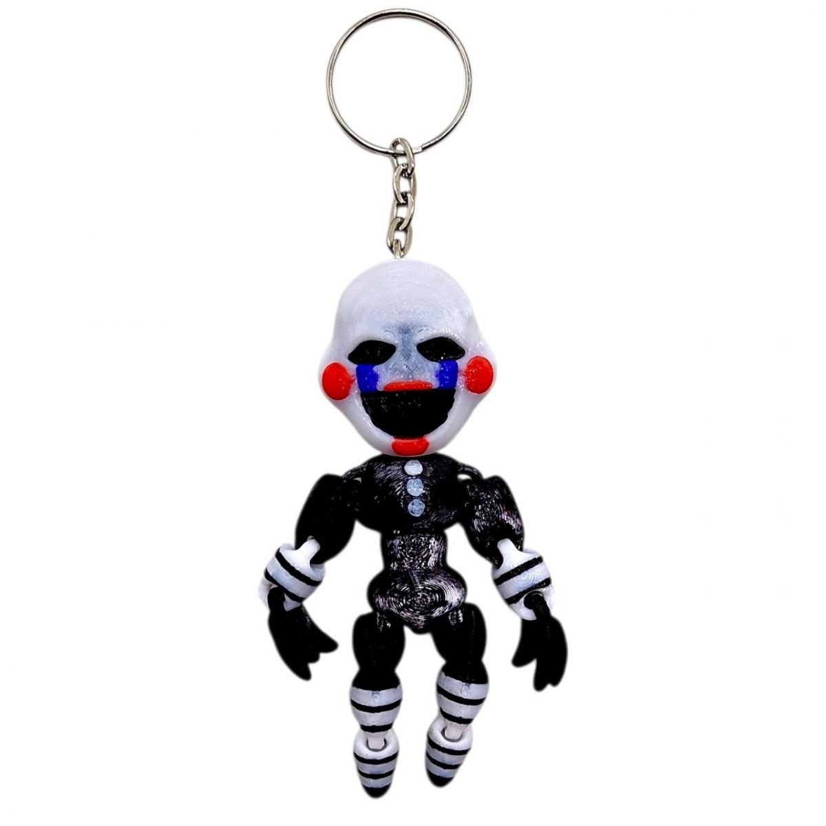 Брелок (3d печать) "ПЯТЬ НОЧЕЙ ВО ФРЕДДЕ.  МАРИОНЕТКА", 8. 5 см  фото 1