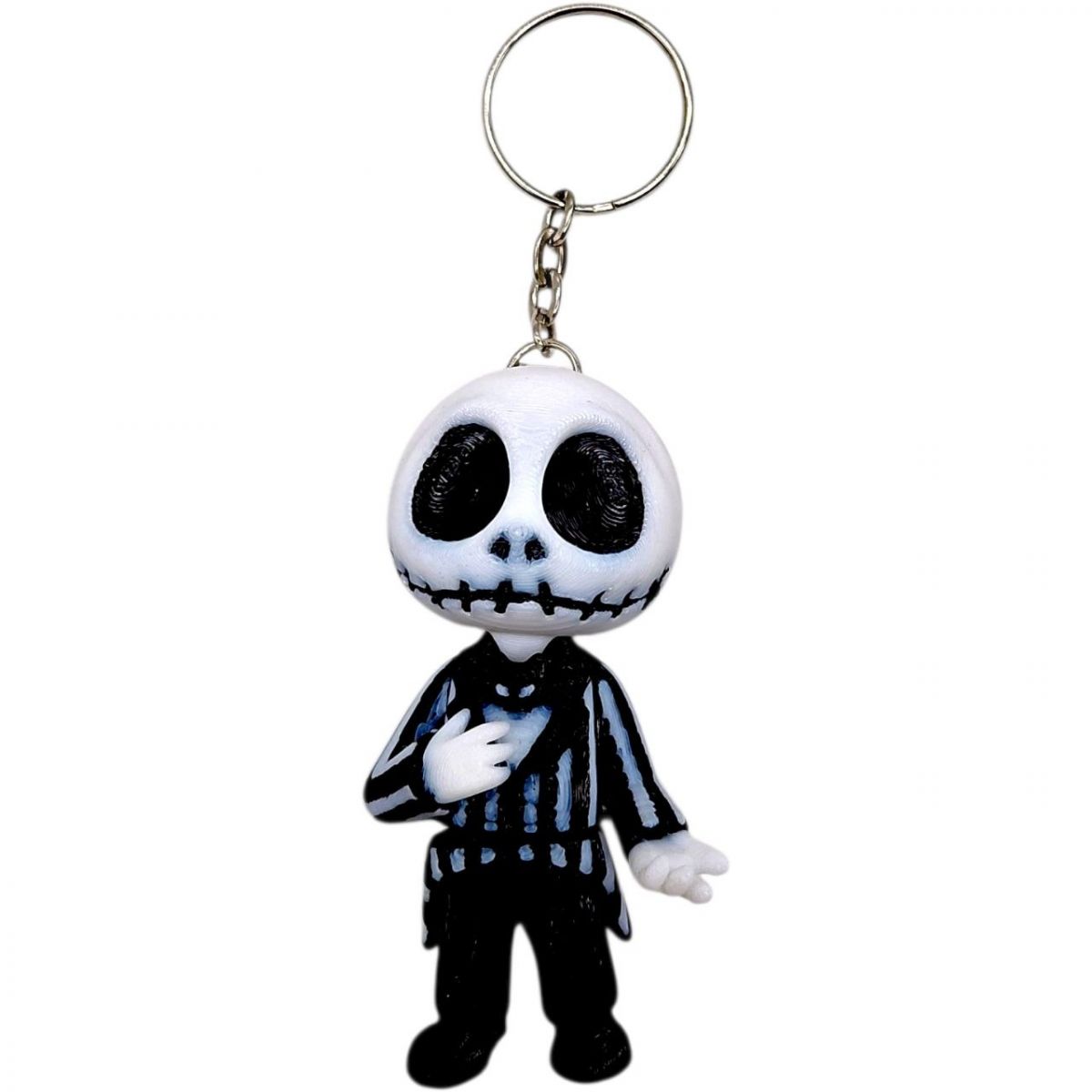 Брелок (3d печать) "ДЖЕК-СКЕЛЕТ", 7 см  фото 1