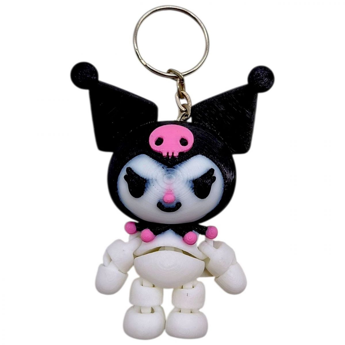 Брелок (3d печать) "Аниме.  Санрио.  Куроми \ KUROMI", 7. 5 см  фото 1