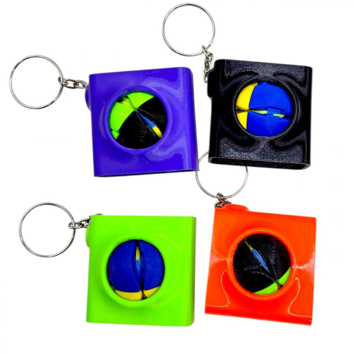 Брелок (3d друк) "Zorblex Fitget" (мікс)  фото 1