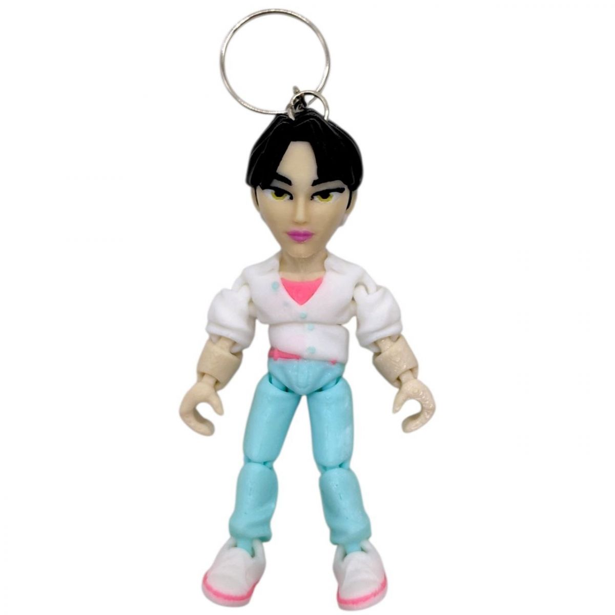 Брелок (3d печать) "K-POP.  DEMON HUNTERS.  JINU", 10 см  фото 1