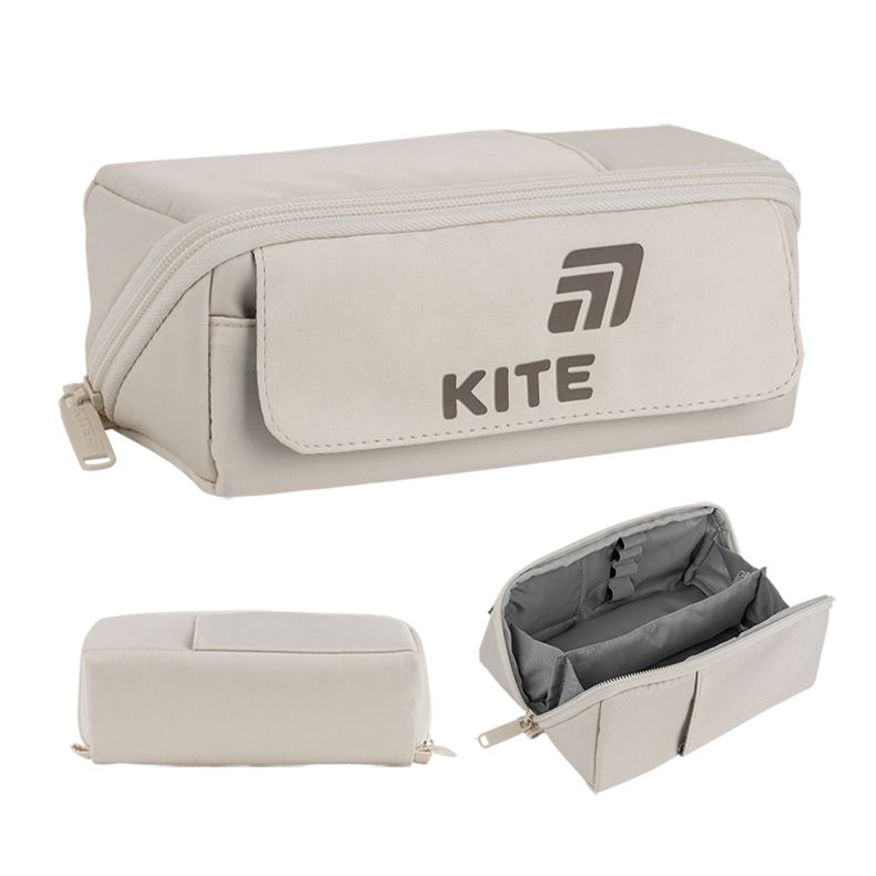 Пенал Kite 2702-1 бежевий  фото 1