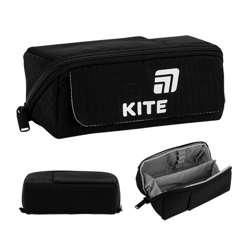 Пенал Kite 2702-6 чорний  фото 1