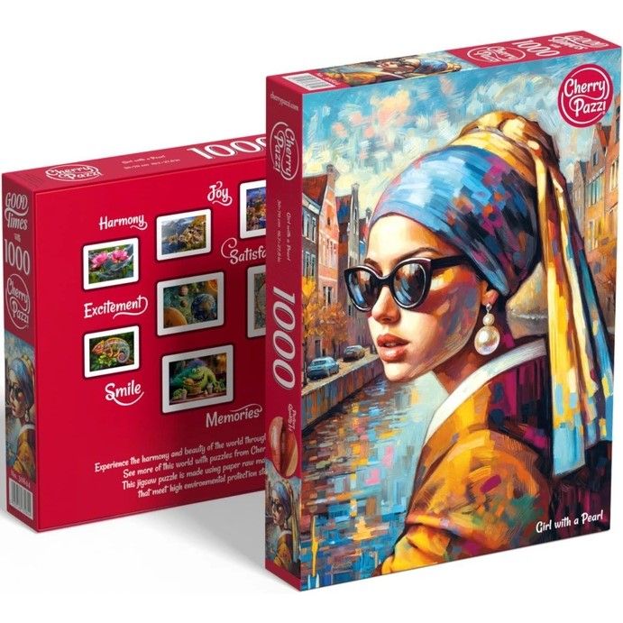 Пазли "Дівчина з перлиною", 1000 деталей  фото 1