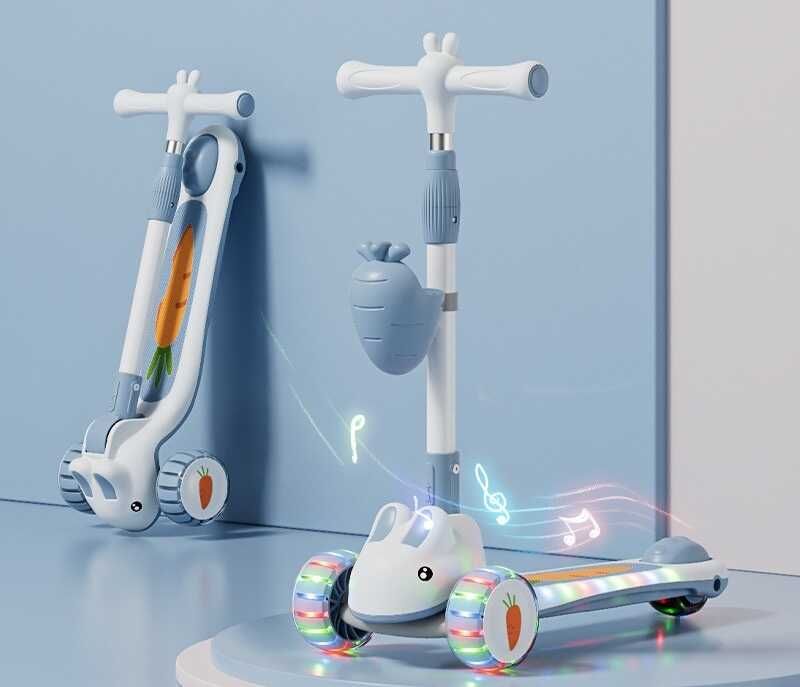 Самокат триколісний Skyper, (Блакитний)  фото 1