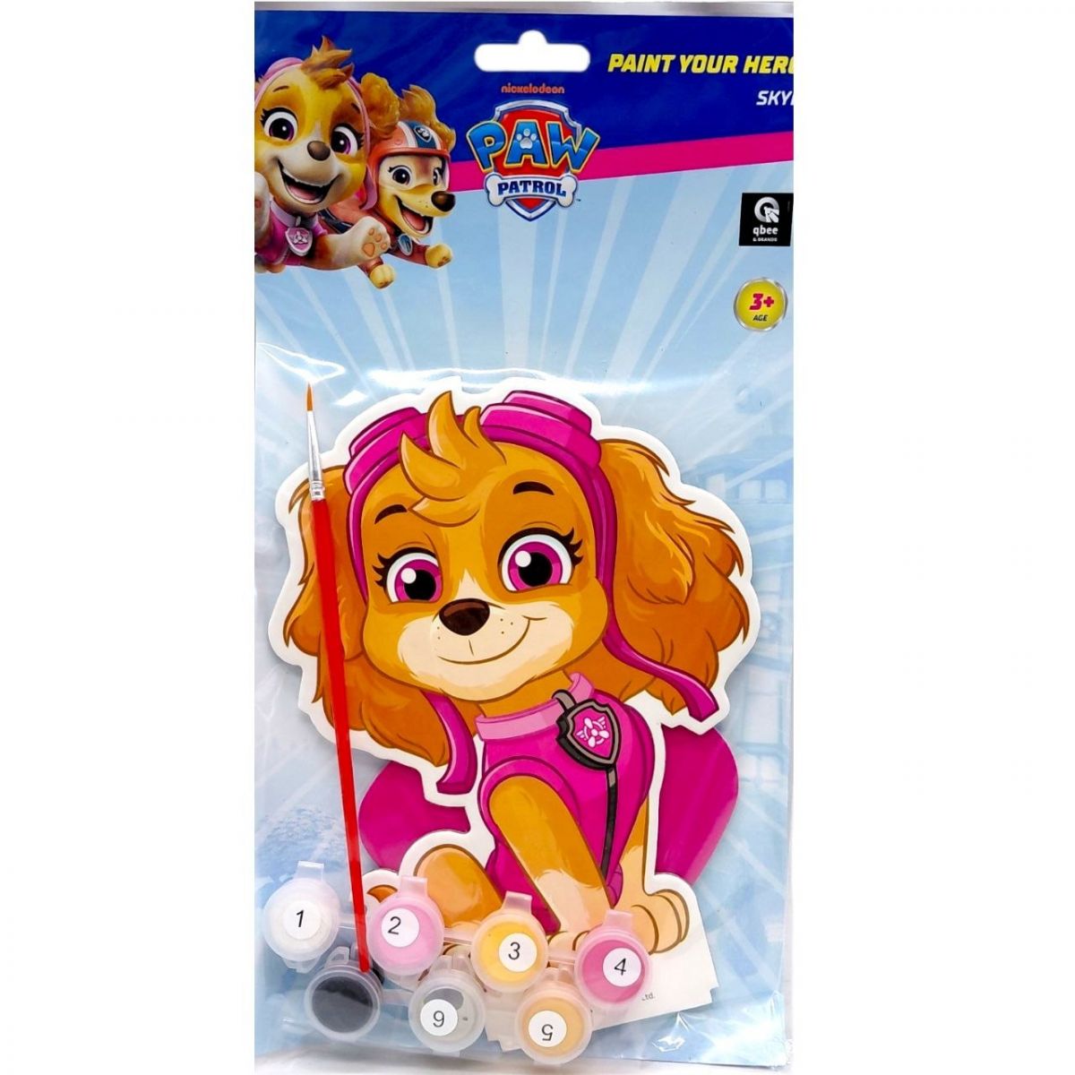 Набір для розпису "ФІГУРКА ЩЕНЯЧИЙ ПАТРУЛЬ.  СКАЙ" р. 28,5x15,2 см  фото 1