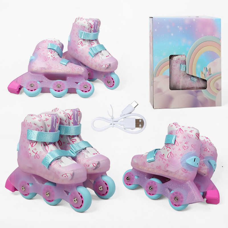 Ролики, розмір 28-29 (Рожевий)  фото 1