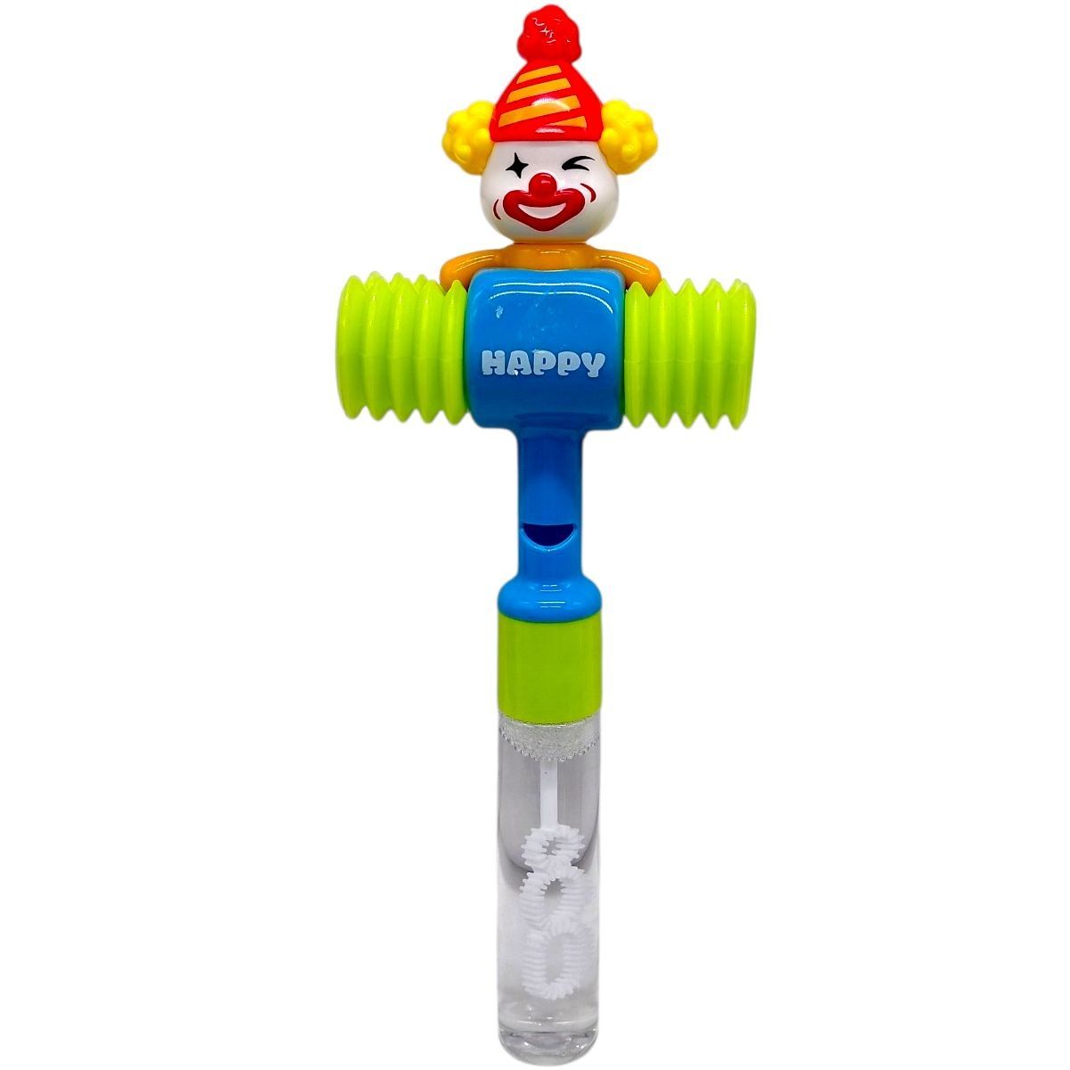 Бульбашки мильні "Bubble World" з молоточком (ЗЕЛЕНО-БЛАКИТНИЙ)  фото 1